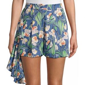 NEW PATBO BLUE FLORAL PRINT SHORTS